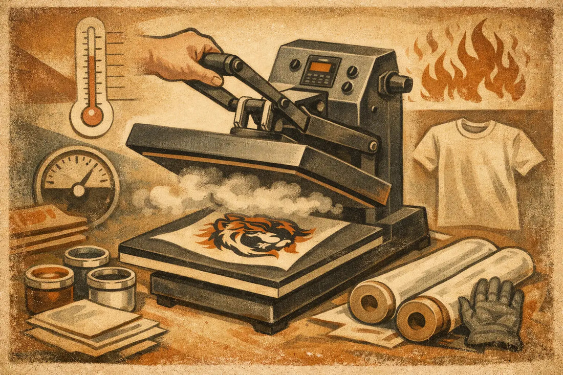 DTF Press Temperature Settings That Work